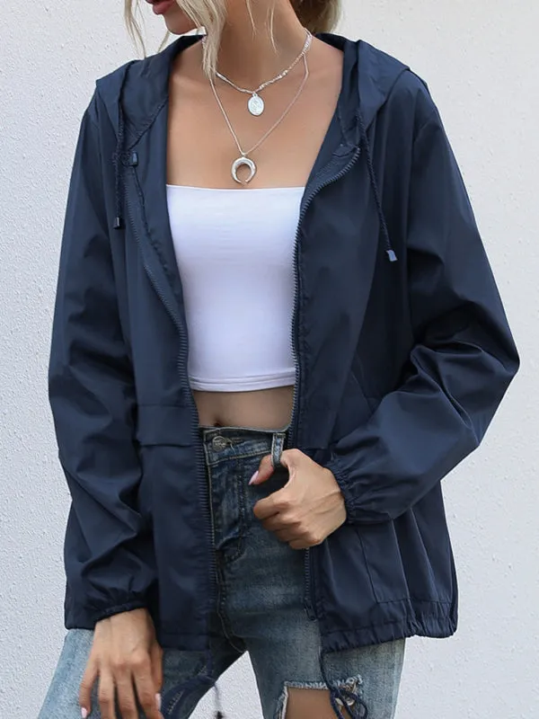 Waterproof Hooded Raincoat Jacket for Adventurous Hiking