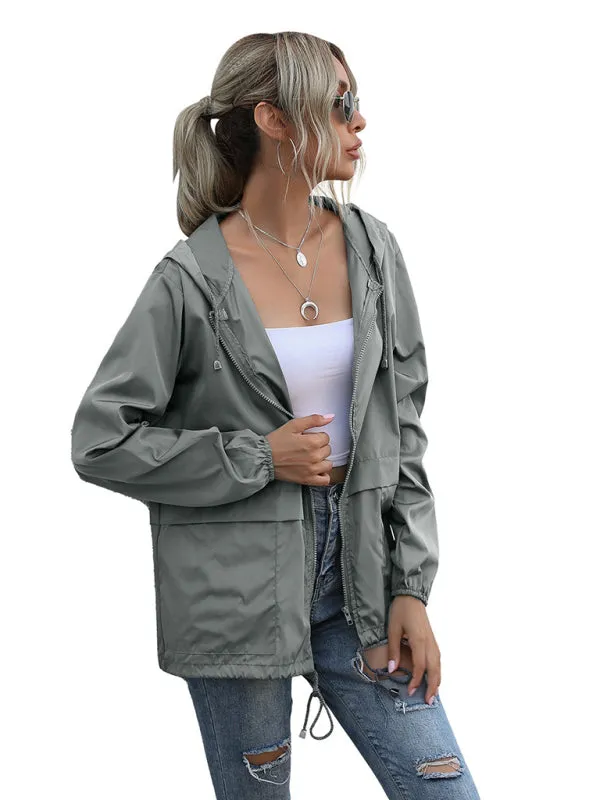Waterproof Hooded Raincoat Jacket for Adventurous Hiking