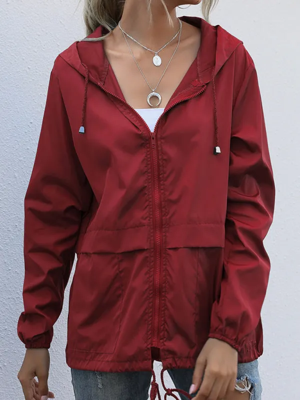 Waterproof Hooded Raincoat Jacket for Adventurous Hiking