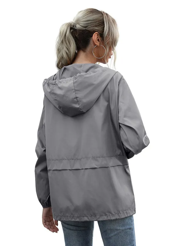 Waterproof Hooded Raincoat Jacket for Adventurous Hiking