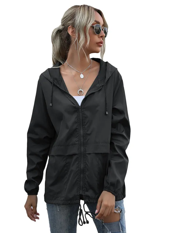 Waterproof Hooded Raincoat Jacket for Adventurous Hiking