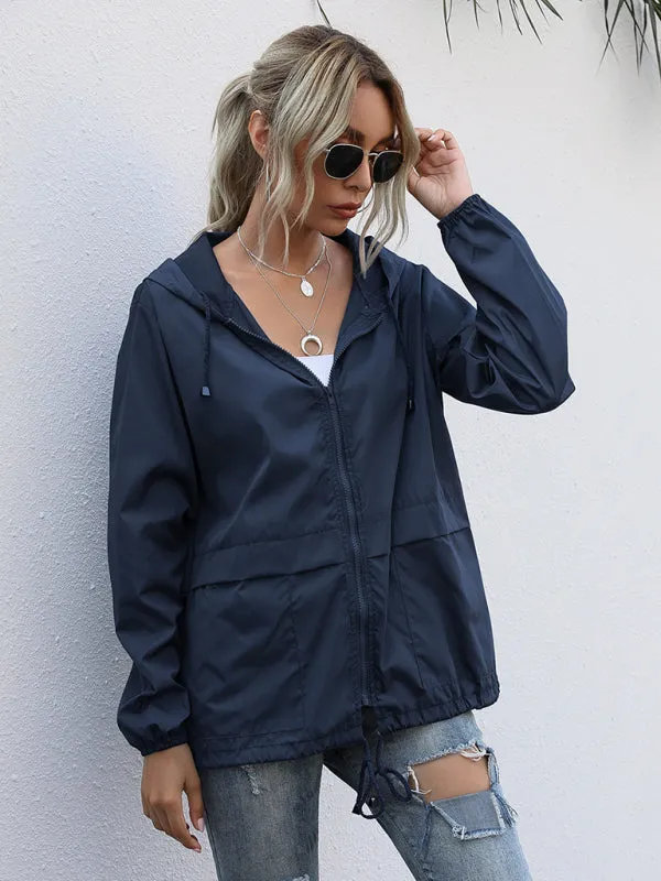 Waterproof Hooded Raincoat Jacket for Adventurous Hiking