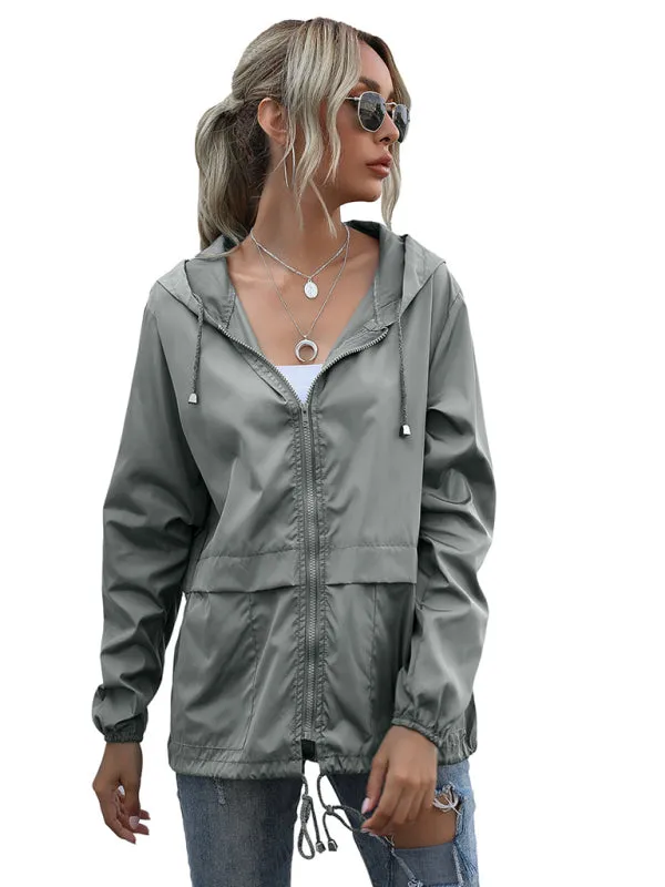 Waterproof Hooded Raincoat Jacket for Adventurous Hiking