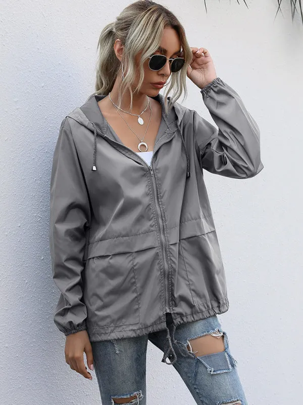 Waterproof Hooded Raincoat Jacket for Adventurous Hiking