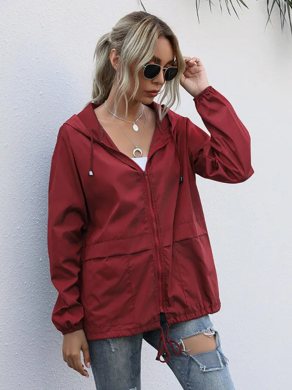 Waterproof Hooded Raincoat Jacket for Adventurous Hiking
