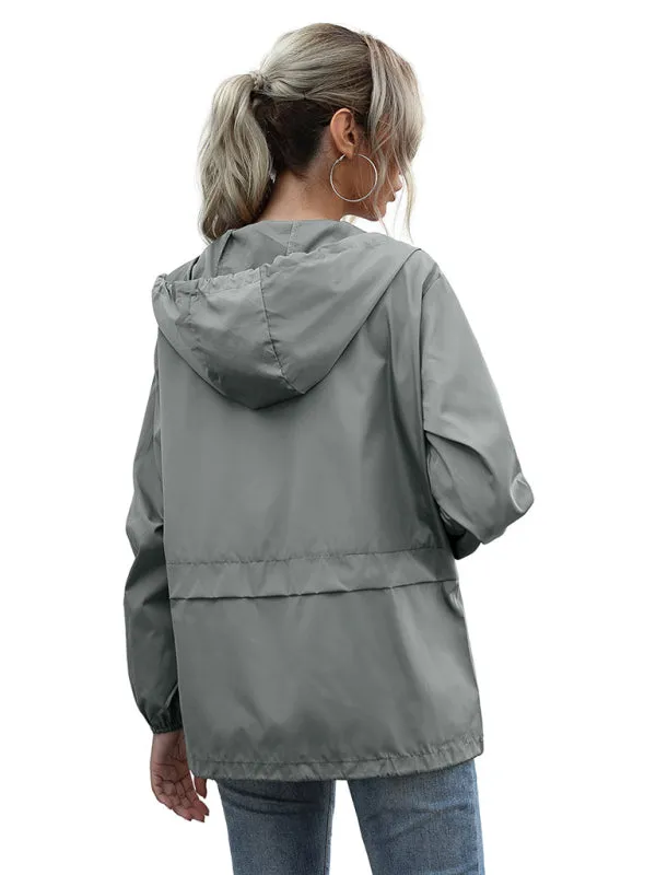 Waterproof Hooded Raincoat Jacket for Adventurous Hiking