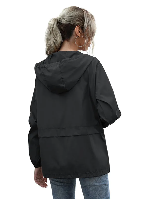 Waterproof Hooded Raincoat Jacket for Adventurous Hiking