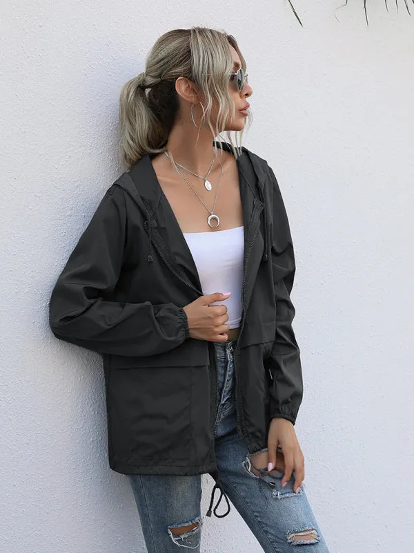 Waterproof Hooded Raincoat Jacket for Adventurous Hiking