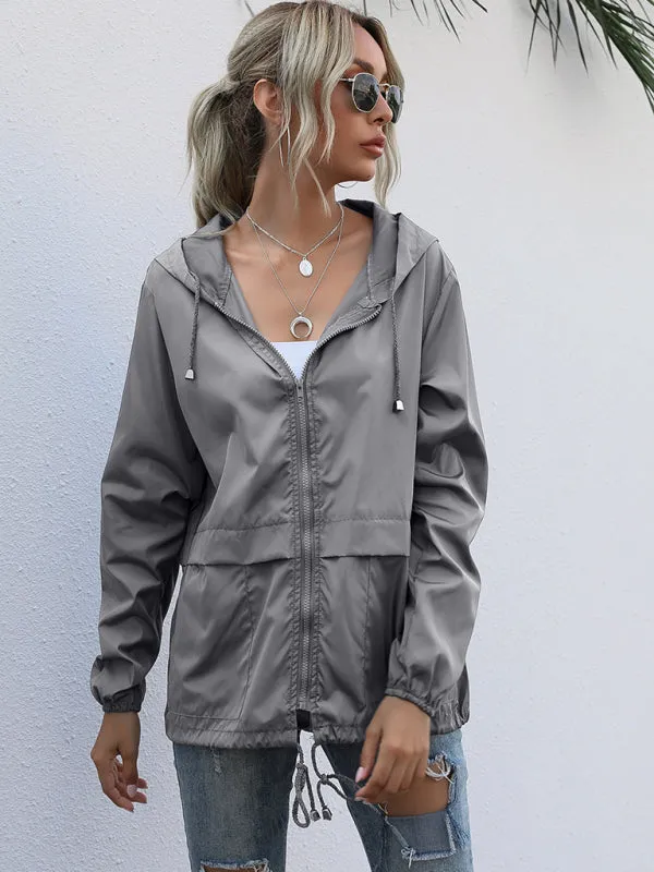 Waterproof Hooded Raincoat Jacket for Adventurous Hiking