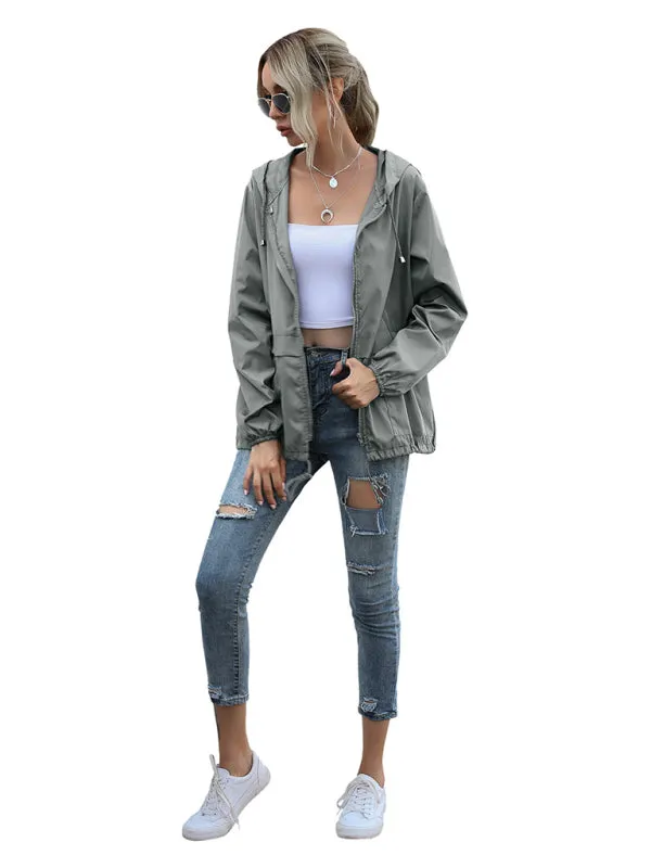 Waterproof Hooded Raincoat Jacket for Adventurous Hiking