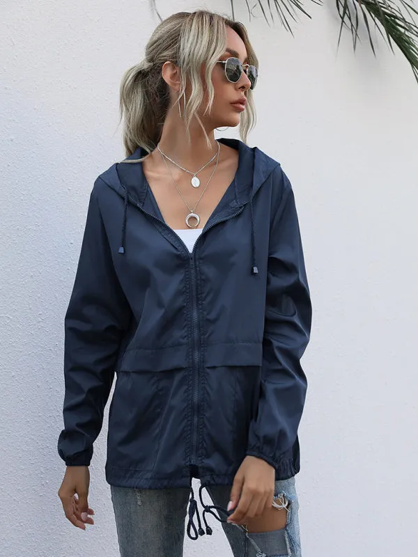 Waterproof Hooded Raincoat Jacket for Adventurous Hiking