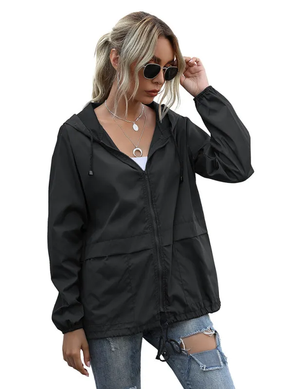 Waterproof Hooded Raincoat Jacket for Adventurous Hiking
