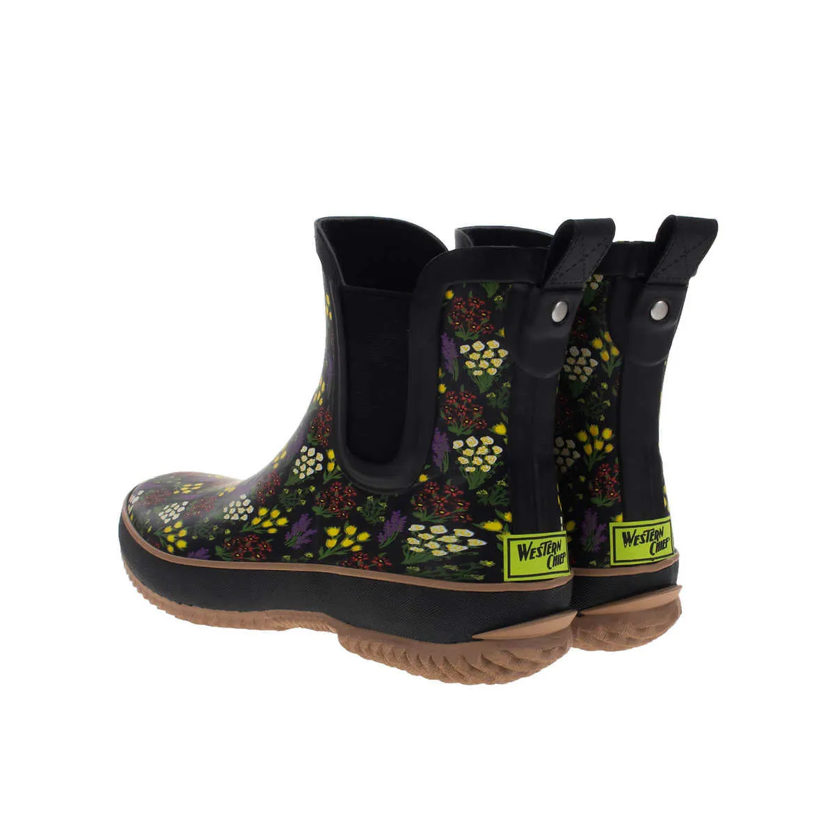 Western Chief Women's Floral Print Waterproof Chelsea Rainboots