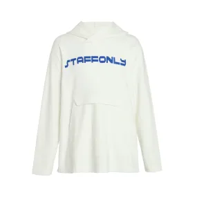 White Logo Hoodie