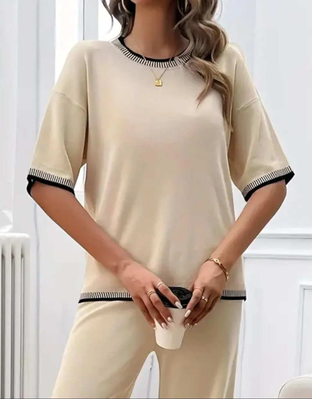 Zeagoo Womens Short Sleeve Sweaters Tops