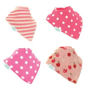 Ziggle - Pretty Pinks Bib Set